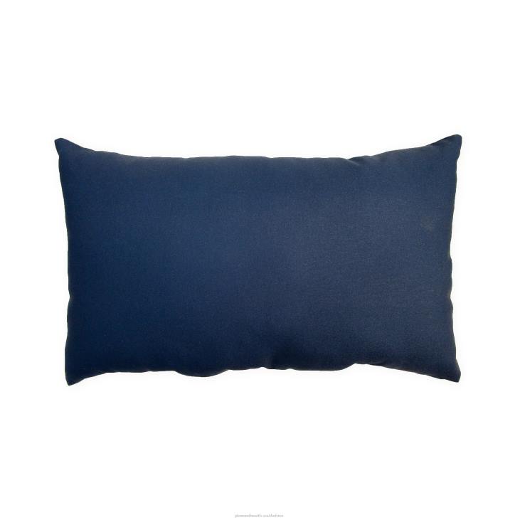 Houseware Plow & Hearth Classic Lumbar Pillow, 19x 12x 5 1/2- Aqua NFLB3142