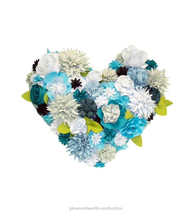 Houseware Plow & Hearth Indoor/Outdoor Bouquet Heart Pillow - Capri Multi NFLB1264