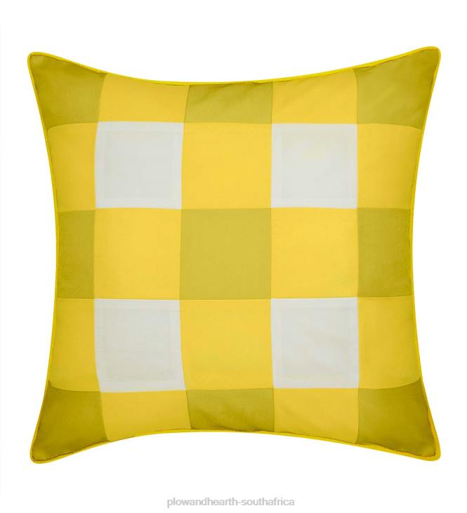 Houseware Plow & Hearth Indoor/Outdoor Bright Buffalo Plaid Throw Pillow - Fuschia NFLB1250