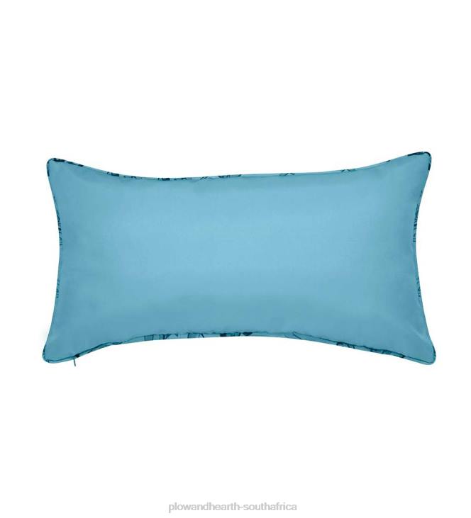 Houseware Plow & Hearth Indoor/Outdoor Embroidered Flower Pots Lumbar Pillow NFLB1228