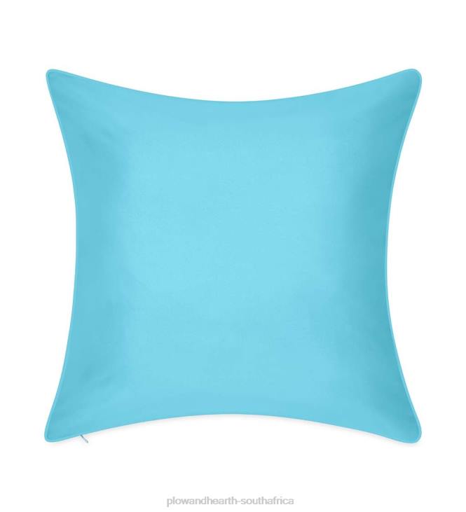 Houseware Plow & Hearth Indoor/Outdoor Embroidered Lacework Throw Pillow - Yellow NFLB3186