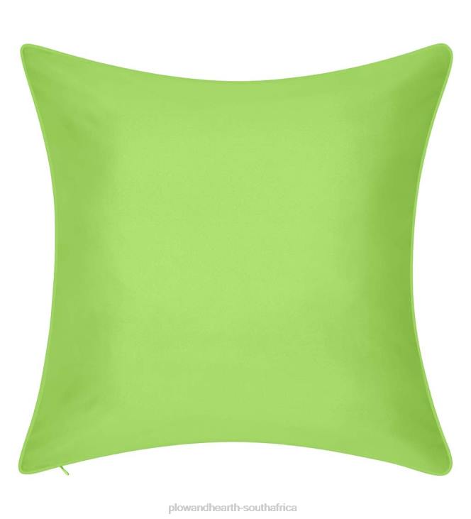 Houseware Plow & Hearth Indoor/Outdoor Embroidered Lacework Throw Pillow - Yellow NFLB3186