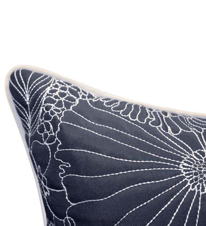 Houseware Plow & Hearth Indoor/Outdoor Fine Line Floral Throw Pillow NFLB1263
