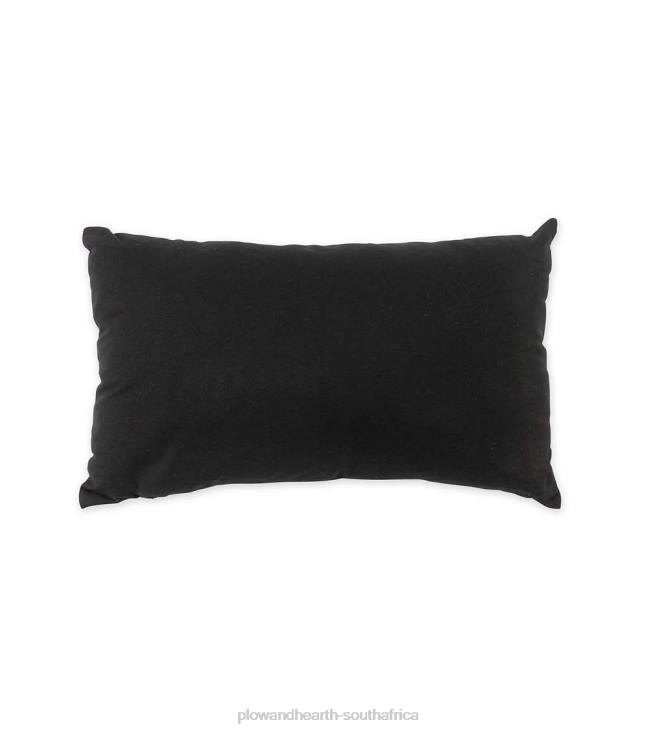 Houseware Plow & Hearth Indoor/Outdoor Halloween Boo Lumbar Cotton Throw Pillow NFLB1238