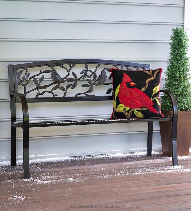 Houseware Plow & Hearth Indoor/Outdoor Hooked Cardinal Throw Pillow NFLB1218