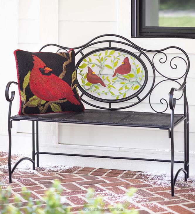 Houseware Plow & Hearth Indoor/Outdoor Hooked Cardinal Throw Pillow NFLB1218