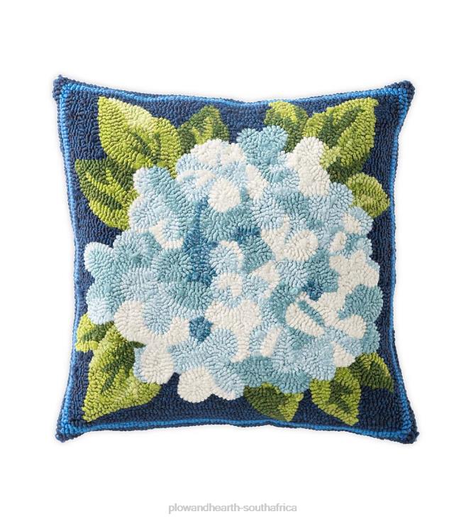 Houseware Plow & Hearth Indoor/Outdoor Hooked Hydrangea Throw Pillow NFLB1225