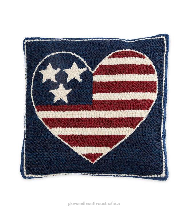 Houseware Plow & Hearth Indoor/Outdoor Land That I Love Hooked Throw Pillow NFLB1266
