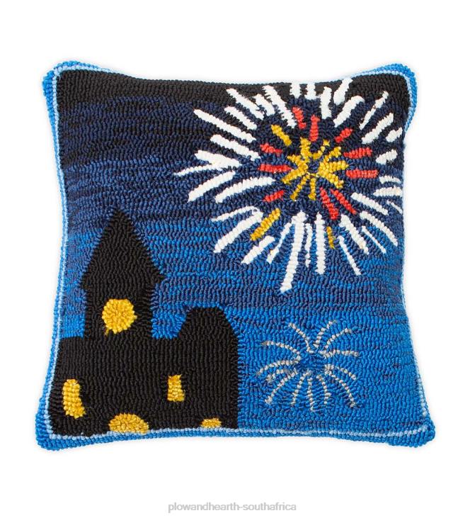 Houseware Plow & Hearth Indoor/Outdoor Lighted Fireworks Pillow NFLB1268