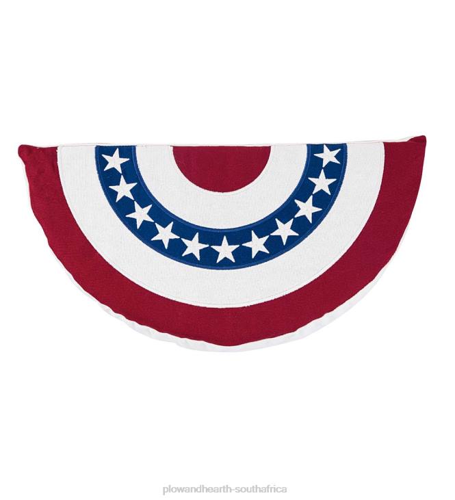 Houseware Plow & Hearth Indoor/Outdoor Star-Spangled Flag Slice Pillow NFLB1270
