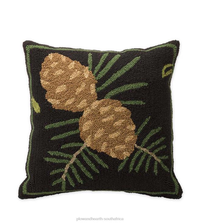 Houseware Plow & Hearth Indoor/Outdoor Woodland Throw Pillow with Pine Cones NFLB1220