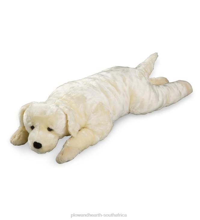 Houseware Plow & Hearth Labrador Retriever Plush Cuddle Animal Body Pillow - Chocolate Lab NFLB2343