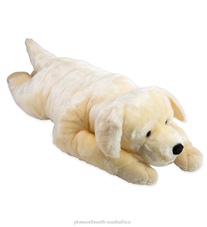 Houseware Plow & Hearth Labrador Retriever Plush Cuddle Animal Body Pillow - Chocolate Lab NFLB2343