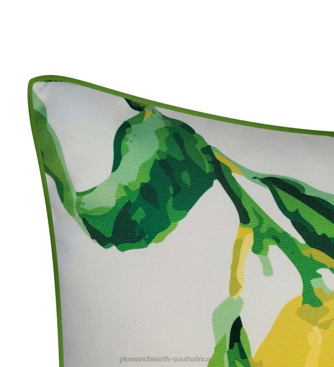 Houseware Plow & Hearth New York Botanical Garden Lemon Throw Pillow NFLB1262