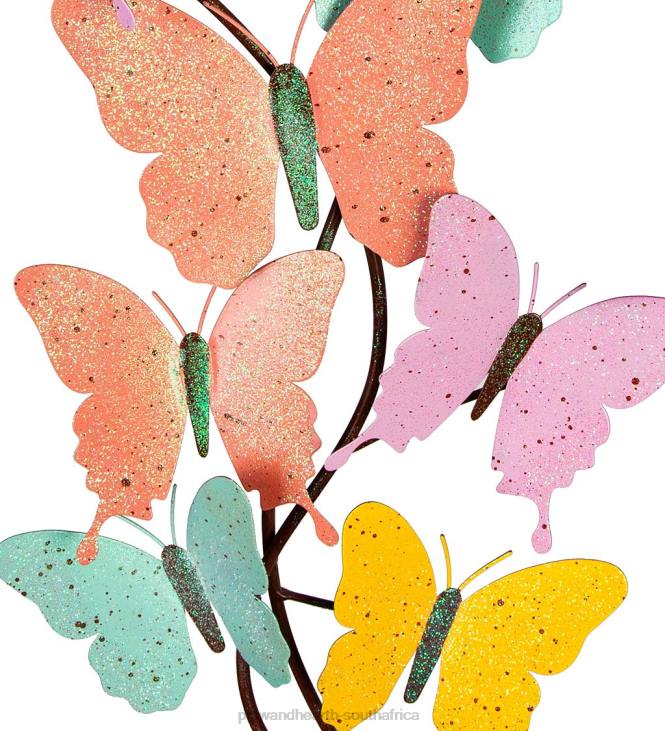 Houseware Plow & Hearth Indoor/Outdoor Pastel Butterfly Wall Art NFLB1655