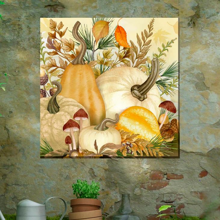 Houseware Plow & Hearth Nature's Bounty Indoor/Outdoor Canvas Wall Art NFLB1639