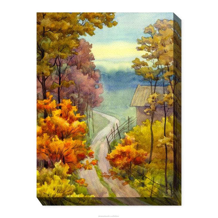 Houseware Plow & Hearth Rambling Road Indoor/Outdoor Canvas Wall Art NFLB1653