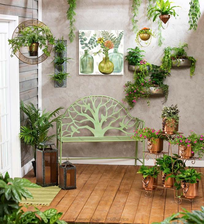 Houseware Plow & Hearth Rustic Metal Wall Planters, Set of 3 NFLB1646
