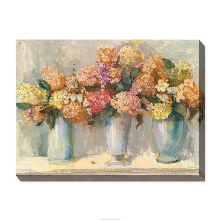 Houseware Plow & Hearth Spiced Hydrangeas Indoor/Outdoor Canvas Wall Art NFLB1643