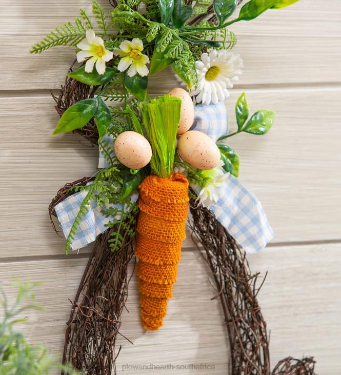 Houseware Plow & Hearth Twiggy Bunny Hanging Wall Decor NFLB2451