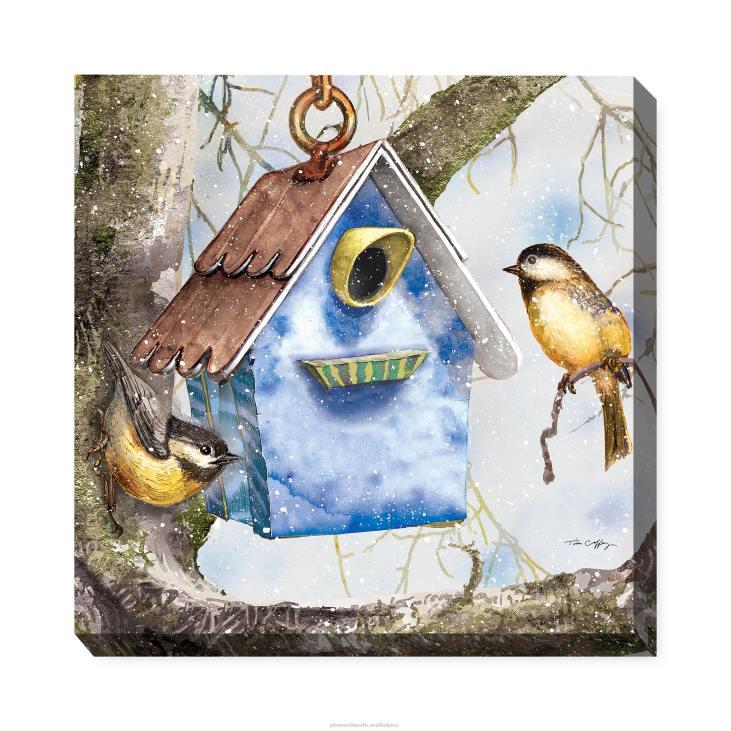Houseware Plow & Hearth Winter Home Indoor/Outdoor Canvas Wall Art NFLB1637