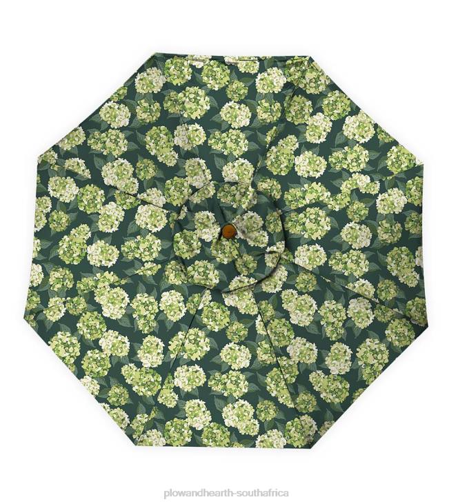 Houseware Plow & Hearth Classic Patio Market Umbrella with Aluminum Pole, 9' dia. - Midnight Navy NFLB1462