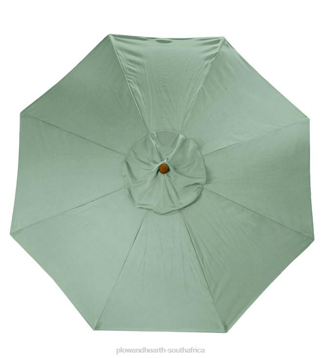 Houseware Plow & Hearth Classic Patio Market Umbrella with Aluminum Pole, 9' dia. - Midnight Navy NFLB1462