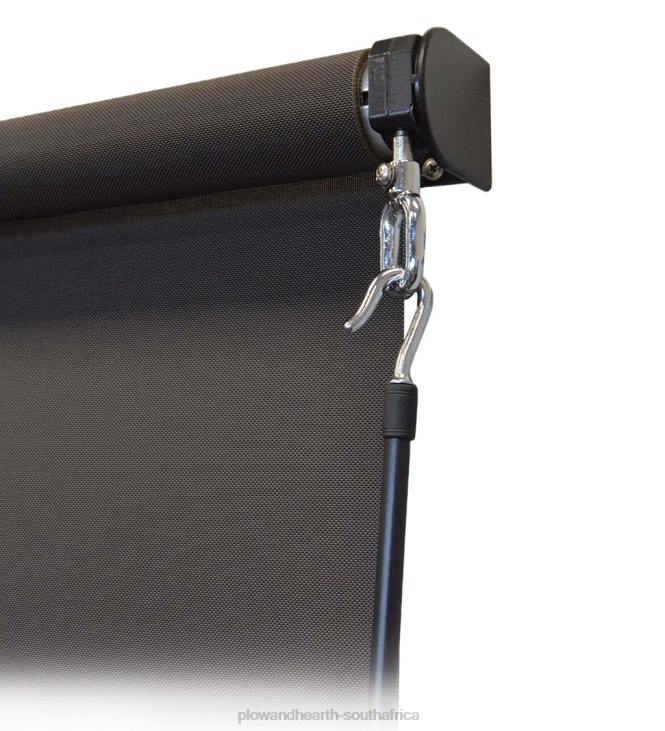 Houseware Plow & Hearth Deluxe Roll-Up Outdoor Solar Shade with Cordless Crank NFLB1461