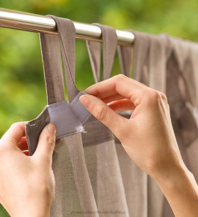 Houseware Plow & Hearth Shenandoah Outdoor SunSpun Tab Top Outdoor Curtain NFLB1470