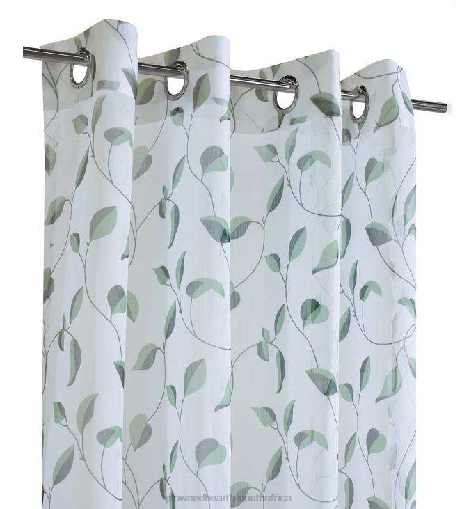 Houseware Plow & Hearth Two-Tone Leaf Outdoor Curtain Panel NFLB1466