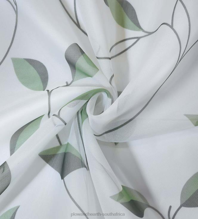 Houseware Plow & Hearth Two-Tone Leaf Outdoor Curtain Panel NFLB1466