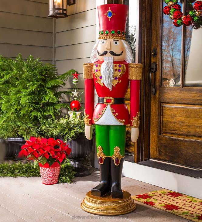 Houseware Plow & Hearth Giant Nutcracker Statue NFLB3107