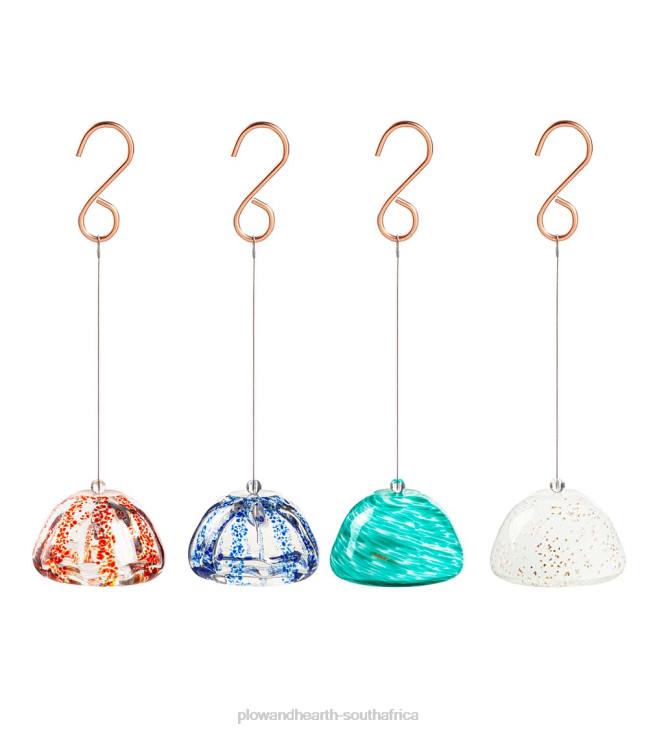 Houseware Plow & Hearth Art Glass Air Plant Decor - Teal NFLB2340