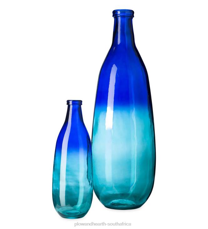 Houseware Plow & Hearth Blue Ombre Elongated Vase Collection NFLB2459