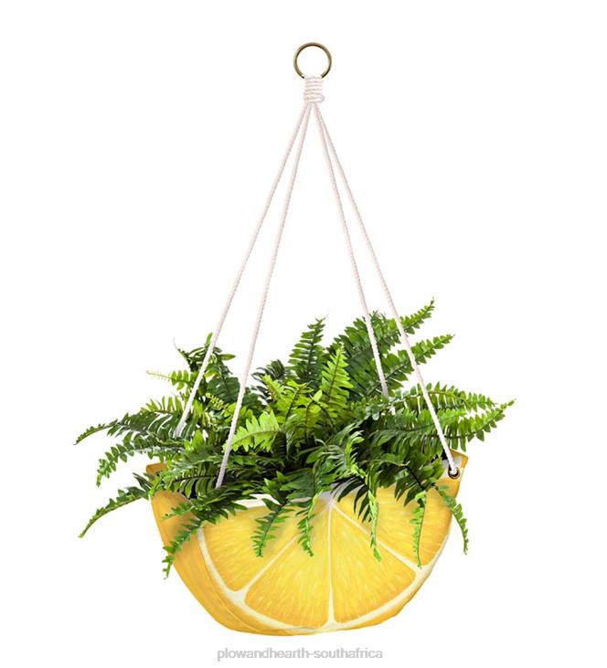 Houseware Plow & Hearth Citrus Fruit Hanging Fabric Planters, Set of 3 NFLB2439