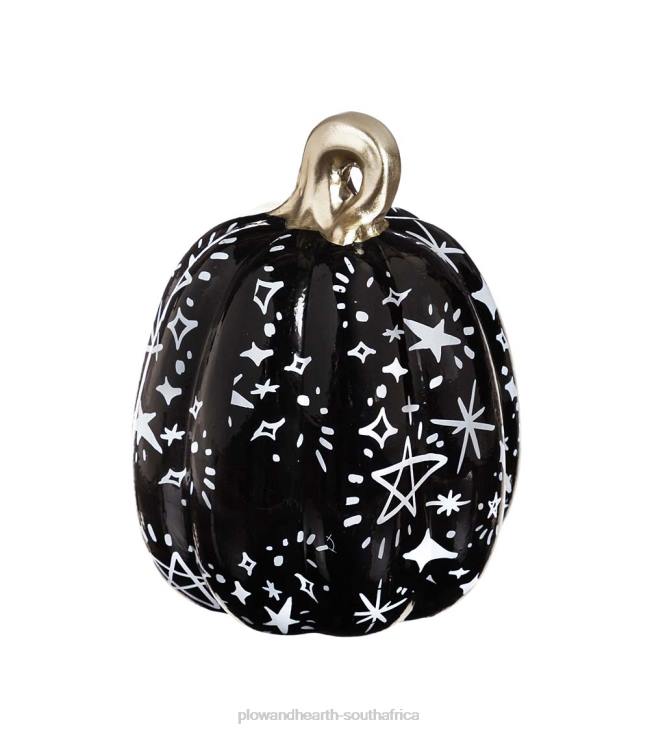 Houseware Plow & Hearth Halloween Dream Ceramic Pumpkins, Set of 3 NFLB2435