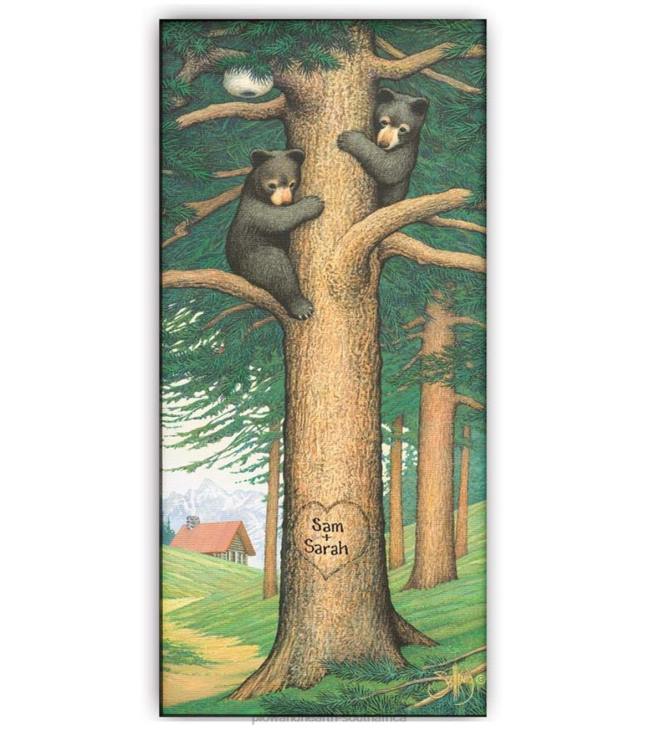 Houseware Plow & Hearth Honey Bears Personalized Print NFLB2476