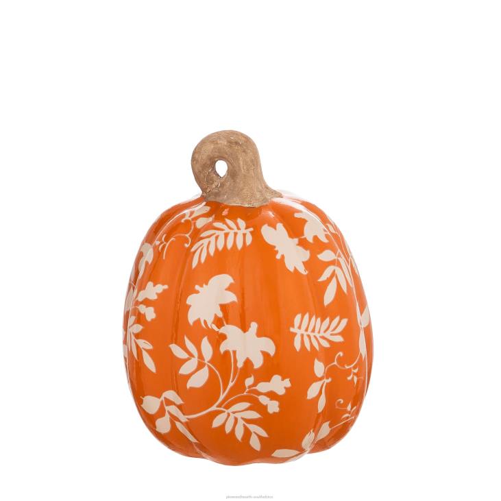 Houseware Plow & Hearth Indoor/Outdoor Printed Ceramic Pumpkins, Set of 3 NFLB2381