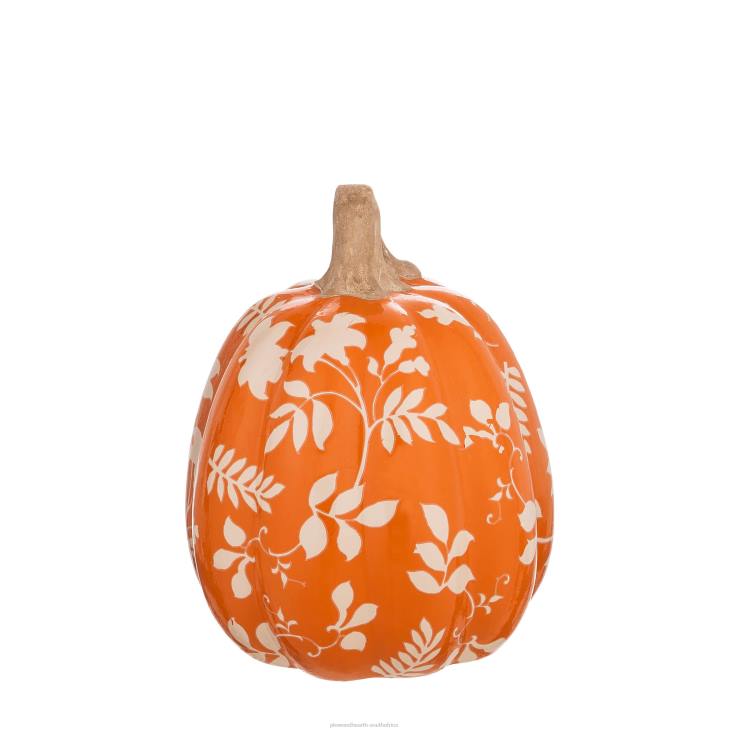 Houseware Plow & Hearth Indoor/Outdoor Printed Ceramic Pumpkins, Set of 3 NFLB2381