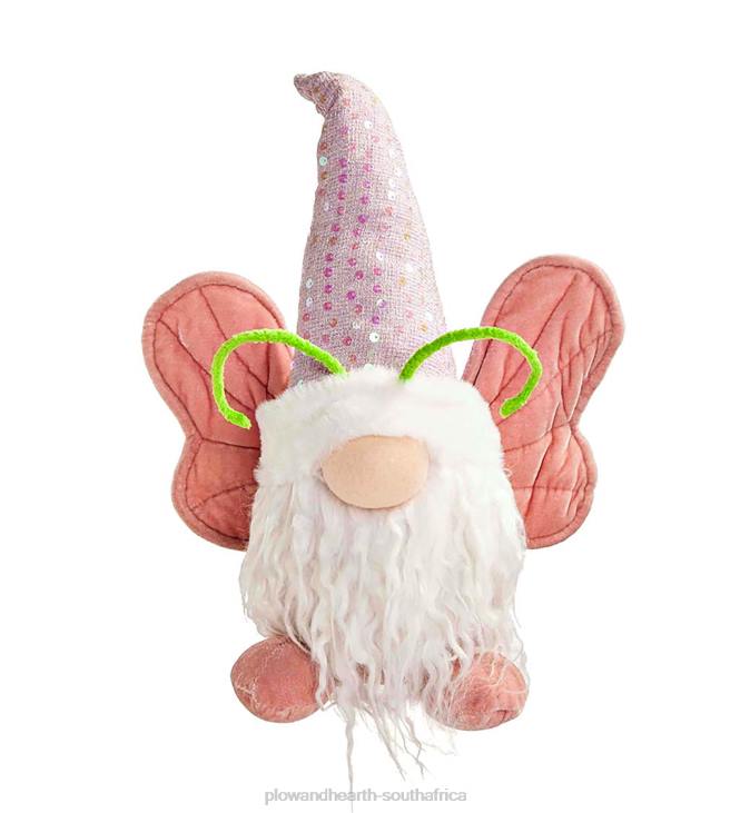 Houseware Plow & Hearth Lighted Butterfly Gnome Table Decor NFLB2413