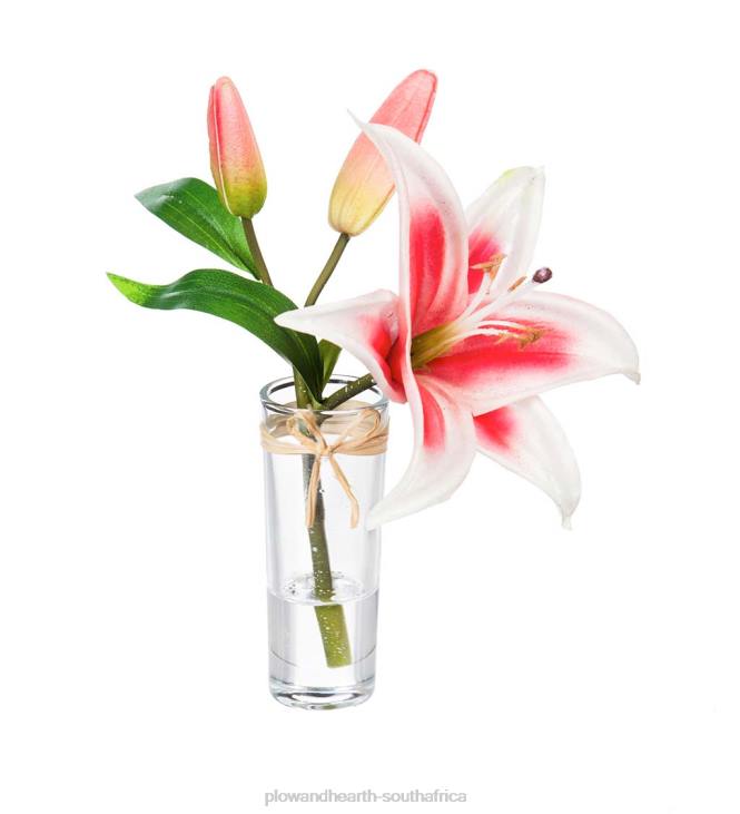 Houseware Plow & Hearth Looks Real Feels Real Stargazer Lilies, Set of 3 NFLB2361