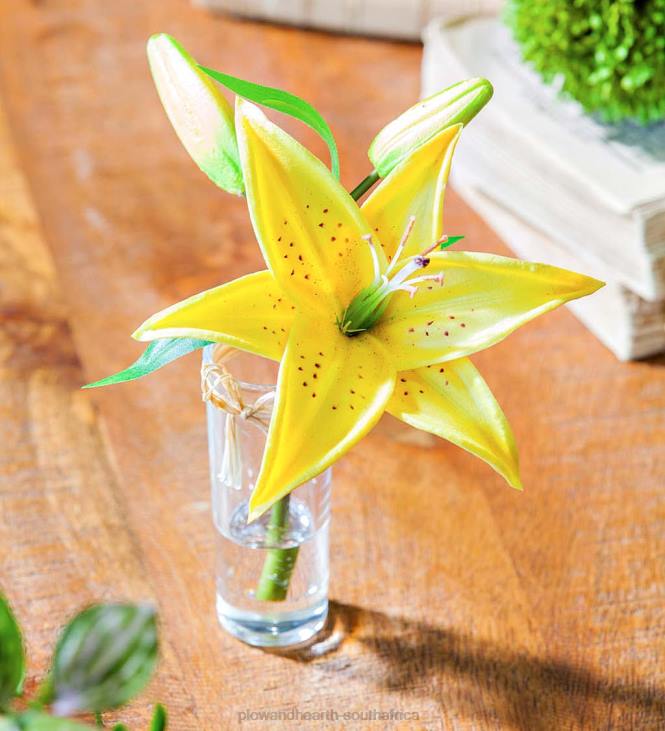 Houseware Plow & Hearth Looks Real Feels Real Stargazer Lilies, Set of 3 NFLB2361