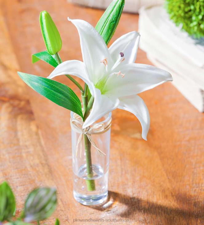 Houseware Plow & Hearth Looks Real Feels Real Stargazer Lilies, Set of 3 NFLB2361