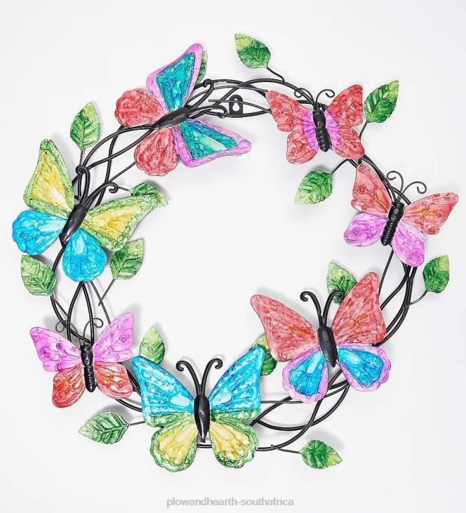 Houseware Plow & Hearth Metal Butterfly Wreath NFLB2462