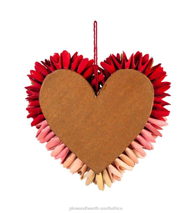 Houseware Plow & Hearth Ombre Floral Heart Hanging Decor NFLB2470