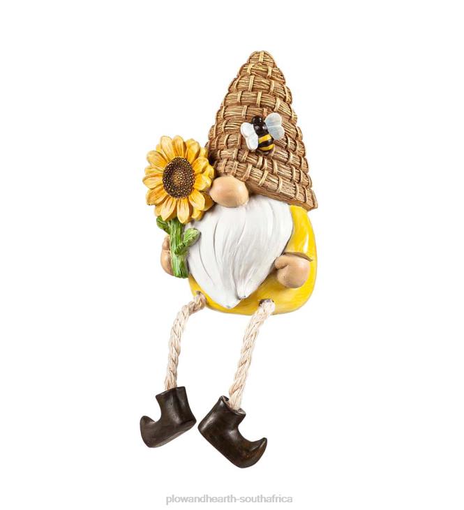 Houseware Plow & Hearth Pair of Gnomes with Dangling Legs - Sunflower NFLB2385