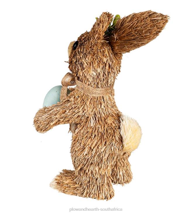 Houseware Plow & Hearth Straw Easter Bunnies, Set of 2 NFLB2390