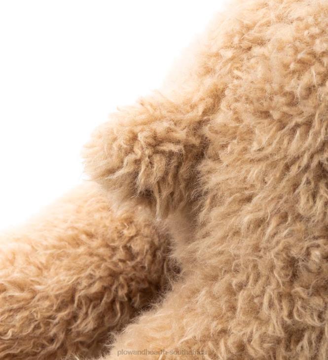 Houseware Plow & Hearth Allie Alpaca Plush Cuddle Animal Body Pillow - Tan NFLB2489