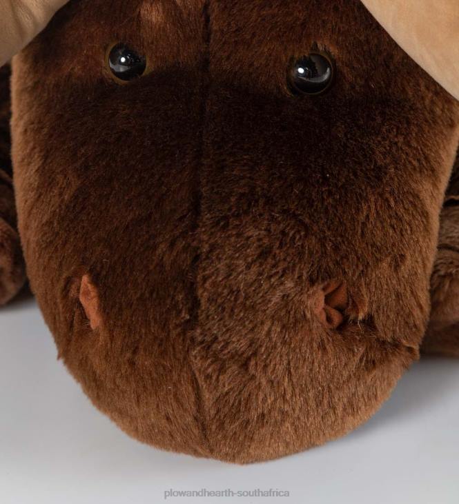 Houseware Plow & Hearth Moose Oversized Plush Cuddle Animal Body Pillow NFLB2491
