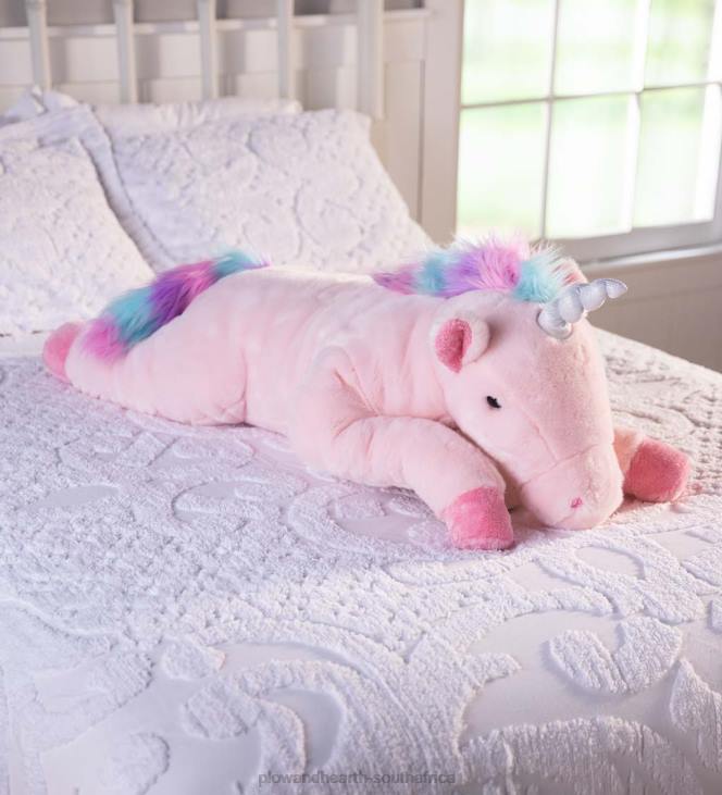 Houseware Plow & Hearth Unicorn Oversized Plush Cuddle Animal Body Pillow NFLB2490